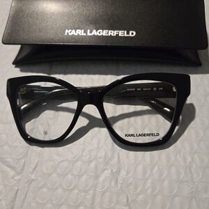 Karl Lagerfeld Elegant Black Women's Glasses